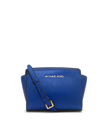 Selma Mini Saffiano Leather Crossbody Michael Kors