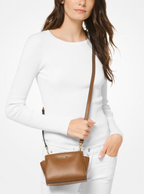 michael kors selma mini saffiano leather crossbody