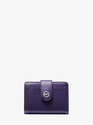 Michael kors mercer small pebbled leather wallet best sale