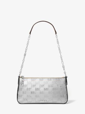 Silver michael kors store purse