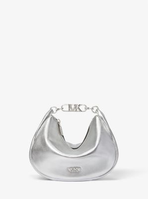 Kendall Small Metallic Leather Shoulder Bag