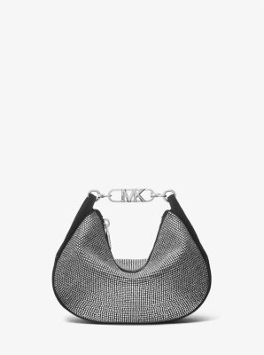 Kendall Small Embellished Suede Shoulder Bag image number 0