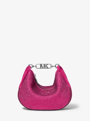 Pink glitter sale michael kors purse