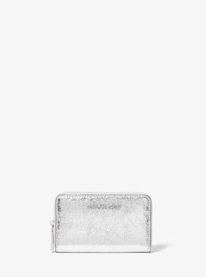 Michael kors on sale wristlet silver