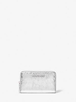 Small Crackled Patent Wallet