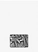 Petit porte-cartes Jet Set en cuir gaufré à motif de serpent image number 0