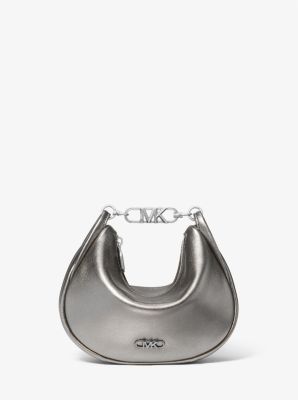 Kendall Small Metallic Leather Shoulder Bag Michael Kors