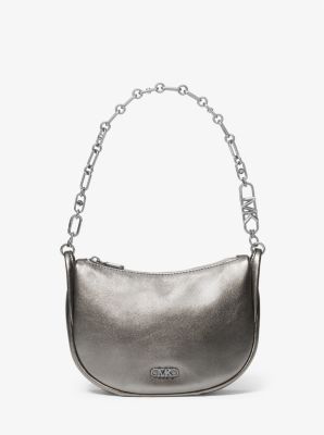 Kendall Small Metallic Leather Shoulder Bag image number 3