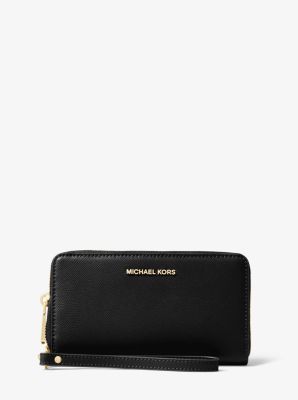 Michael Kors Silver & Black Continental Wallet | Best Price and Reviews |  Zulily