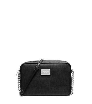 Sac michael kors jet set noir hot sale