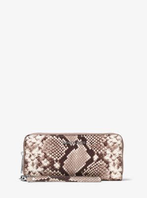 michael kors python wristlet