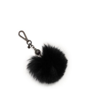 Extra-Large Pavé Fur Key Chain | Michael Kors