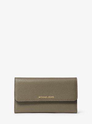 Tri-Fold Leather Wallet | Michael Kors