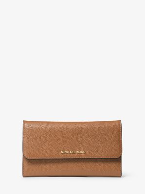 michael kors leather trifold wallet