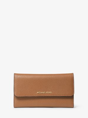 michael kors trifold leather wallet