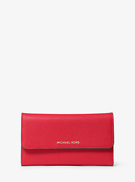 Tri-Fold Leather Wallet | Michael Kors