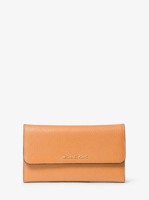 leather michael kors wallet