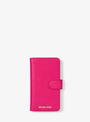 Saffiano Leather Phone for iPhone X | Kors