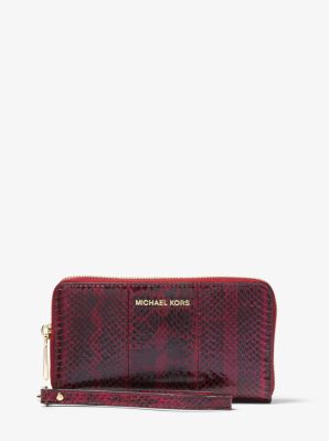 Michael kors shop snakeskin smartphone wristlet