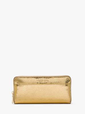 Michael kors best sale snake wallet