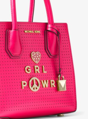 Pav&eacute; Gold-Tone Peace Pin