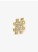 Pavé Gold-Tone Hashtag Pin image number 0