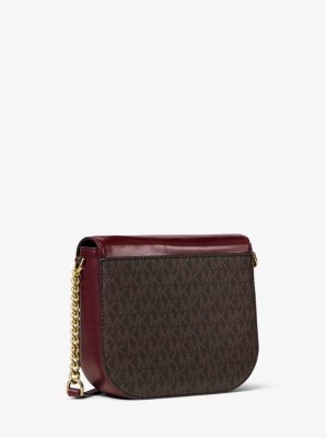 Michael kors mott pebbled leather dome clearance crossbody