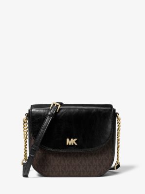 michael kors leather dome crossbody
