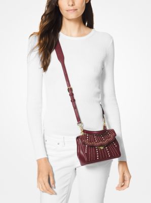 Michael Michael Kors Ava Extra-small Crystal-embellished Leather