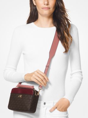 Mott Mini Logo and Leather Crossbody Bag Michael Kors Canada