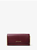 Large Two-Tone Crossgrain Leather Convertible Chain Wallet image number 0