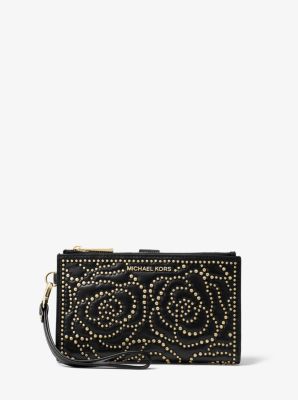 Michael kors shop adele wristlet black