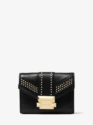 Whitney small 2025 leather chain wallet