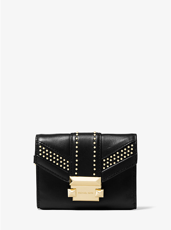 Whitney Small Studded Leather Chain Wallet image number 0