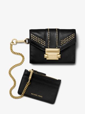 Michael kors whitney small leather chain shop wallet