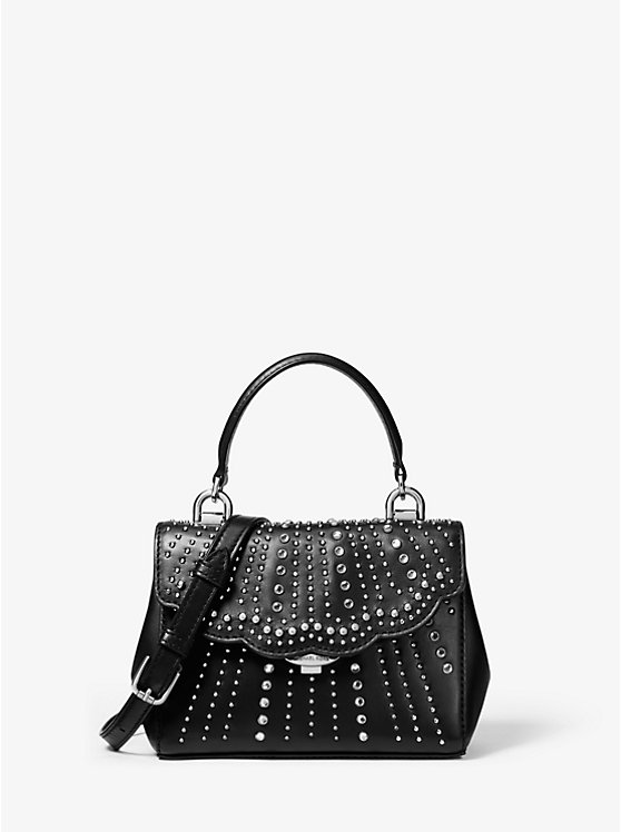 Ava Extra-Small Embellished Leather Crossbody Bag image number 0