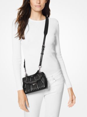 Ava Extra-Small Embellished Leather Crossbody Bag