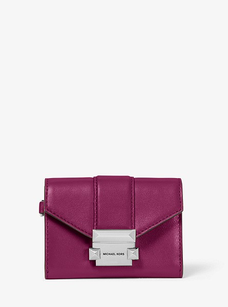 Whitney Small Leather Chain Wallet