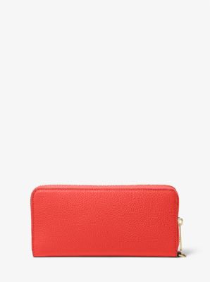 Michael kors crossgrain on sale leather continental wristlet