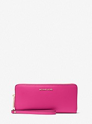 Crossgrain Leather Continental Wristlet - WILD BERRY - 32H8TF6T3L