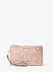 Adele Rose Studded Leather Smartphone Wallet - SOFT PINK - 32H8TFDW4O