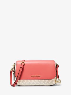 Bedford Legacy Large Logo and Pebbled Leather Crossbody Bag | Michael Kors