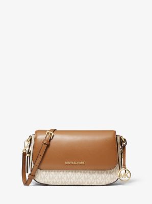 Bedford Legacy Large Logo and Pebbled Leather Crossbody Bag | Michael Kors