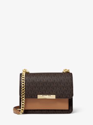 Jade Extra Small Logo and Leather Crossbody Bag Michael Kors Canada