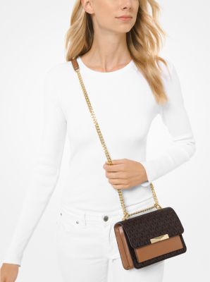 Michael Kors Optic White Greenwich Small Saffiano Leather Crossbody Bag, Best Price and Reviews