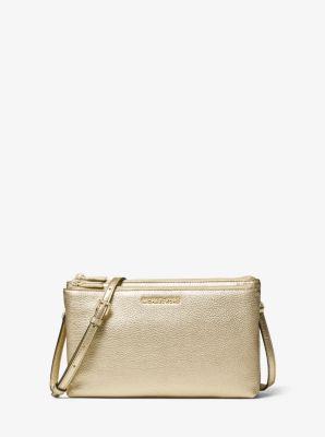 michael kors metallic crossbody bag