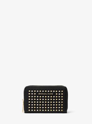Small Studded Leather Wallet | Michael Kors