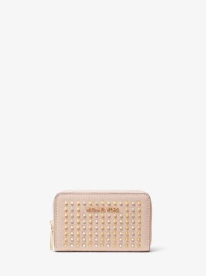 Small Studded Leather Wallet | Michael Kors