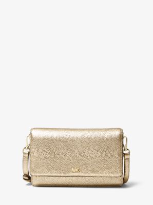 michael kors whipstitched leather convertible crossbody