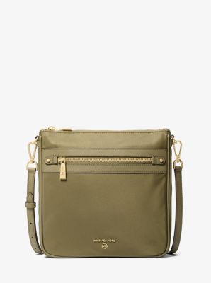 Jet set large nylon gabardine messenger bag sale